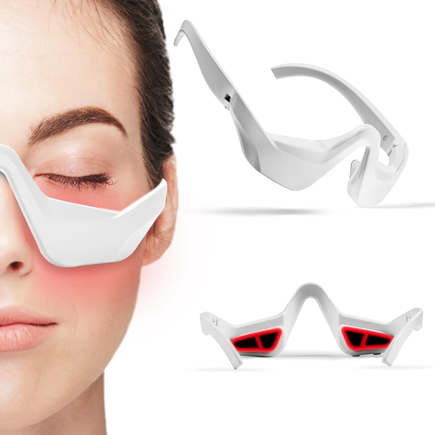 Under Eye Red Light Therapy Glasses